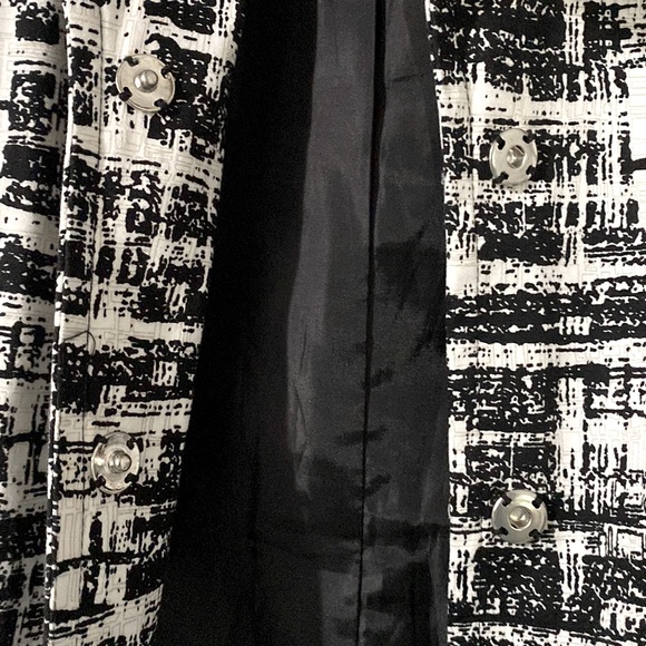 Jules & Leopold Black and White Pea Coat - Picture 8 of 8